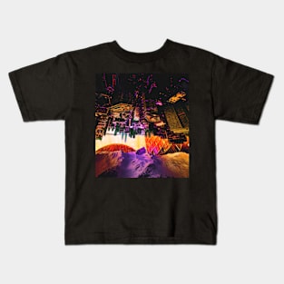 Big Upside Down City Kids T-Shirt